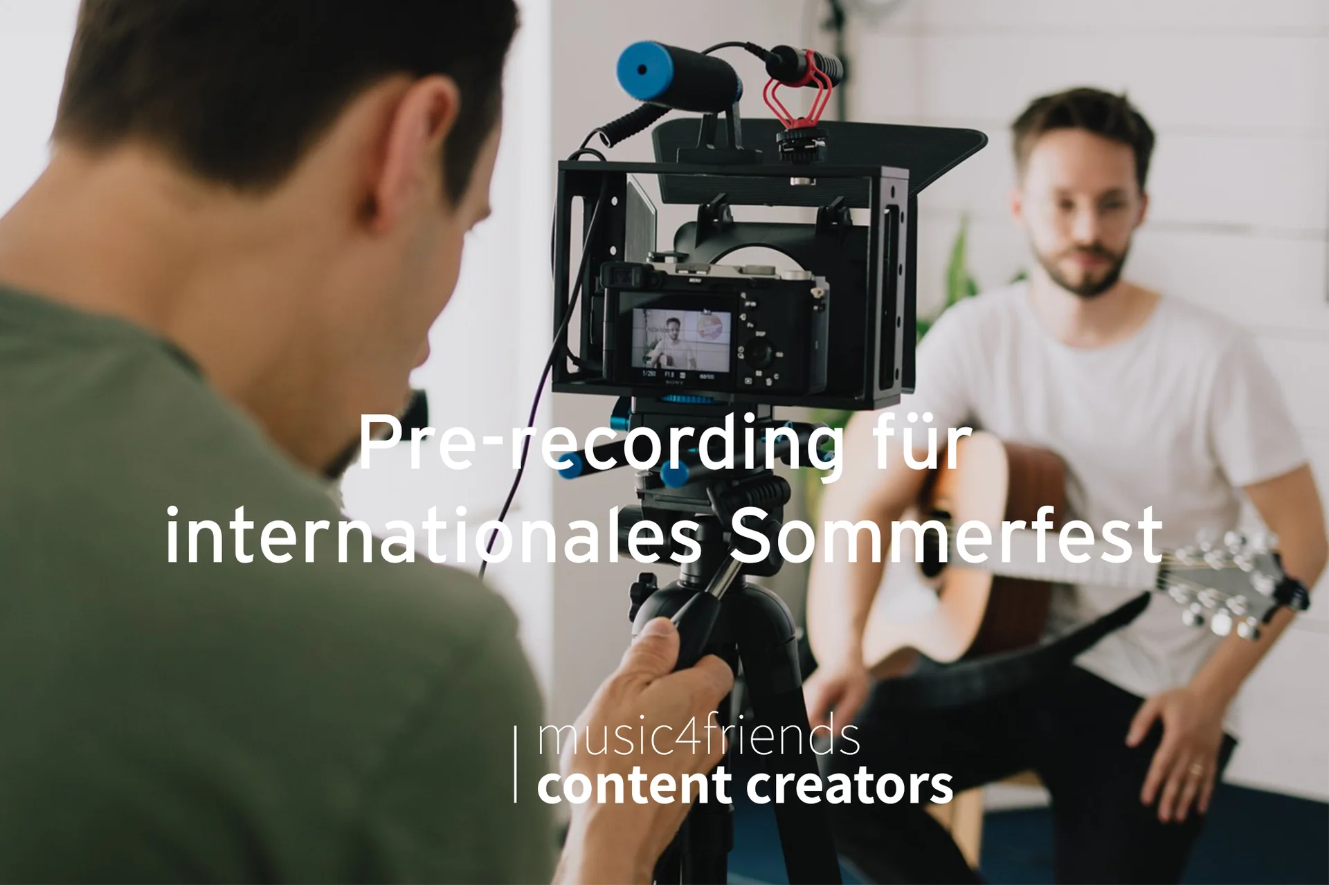 Sommerfest-Voraufnahme: Feier, Musik und Gemeinschaft bei unserem Sommerfest.